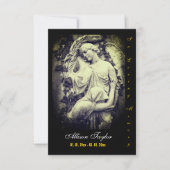 Memorial of Funeral Card - met Angel Save The Date (Voorkant)