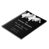 Memorial of Funeral Gastenboek Notitieboek Floral (Linkerzijde)