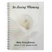 Memorial of Funeral Gastenboek Notitieboek - Garde (Voorkant)