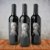 Memorial of Funeral Photo Tribute Keepomwille Wijn Etiket