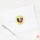 Memorial or Vigil Keepsake | Forever in our Hearts Ronde Sticker (Envelop)
