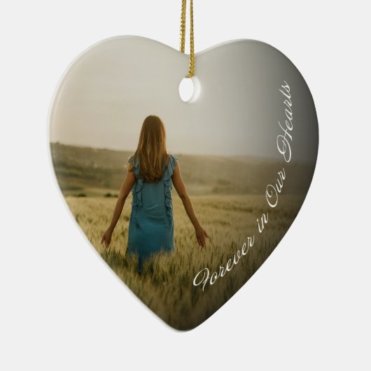 Memorial Ornament - Forever in ons hart (Rechts)