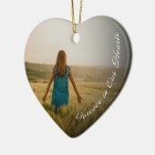 Memorial Ornament - Forever in ons hart (Links)