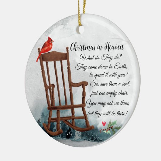 Memorial Ornament Heaven is een prachtig Rood (Links)