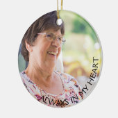 Memorial Ornament met kardinaal en gedicht (Links)