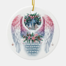 Memorial Ornament _ Omdat iemand van wie we houden