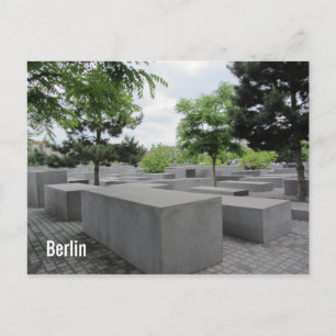 Memorial over de holocaust in Berlijn Briefkaart