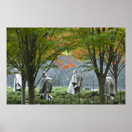 Memorial over de Koreaanse oorlogsveteranen Poster (Voorkant)