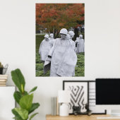 Memorial over de Koreaanse oorlogsveteranen Poster (Thuiskantoor)