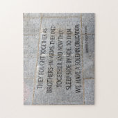 Memorial over de Tweede Wereldoorlog Legpuzzel (Verticaal)