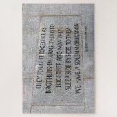 Memorial over de Tweede Wereldoorlog Legpuzzel (Verticaal)