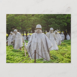 Memorial over oorlogsveteranen briefkaart