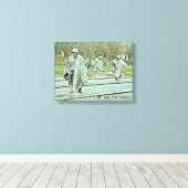 Memorial over oorlogsveteranen canvas afdruk (Insitu (Houten vloer))