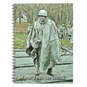 Memorial over oorlogsveteranen notitieboek (Voorkant)