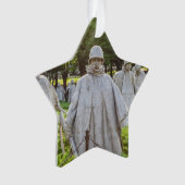 Memorial over oorlogsveteranen ornament (voorkant)