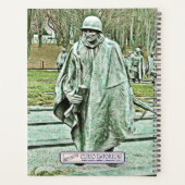 Memorial over oorlogsveteranen planner (Achterkant)