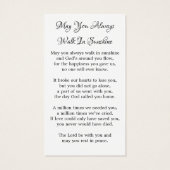 Memorial Owl Sunflower Floral Funeral Prayer Kaart (Achterkant)