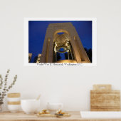 Memorial Pacific Theater van de Tweede Wereldoorlo Poster (Keuken)