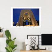 Memorial Pacific Theater van de Tweede Wereldoorlo Poster (Thuiskantoor)