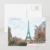 "Memorial Park" Paris, TN, Briefkaart (Voorkant / Achterkant)