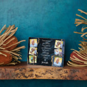 Memorial Personalized 6 Afbeelding in Loating Memo Fotoplaat (Zijkant)