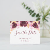 Memorial Pet Post Card  Aankondigingskaart (Staand voorkant)