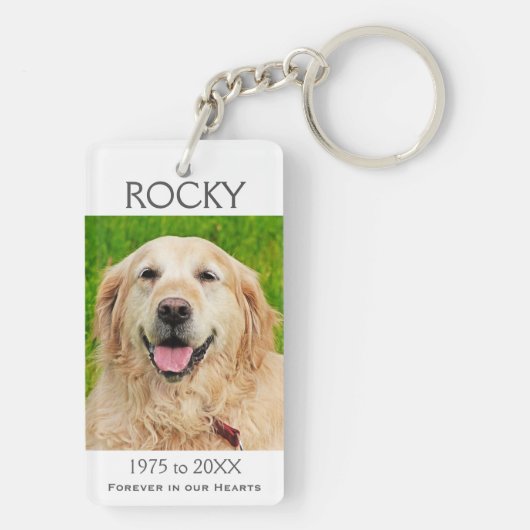 Memorial | Pet Sleutelhanger (achterkant)