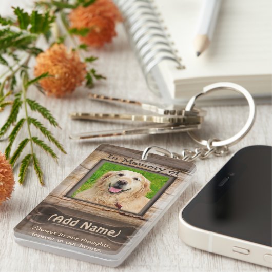 Memorial | Pet Sleutelhanger (Voorkant Rechts)