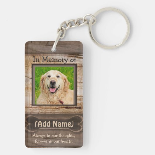 Memorial | Pet Sleutelhanger (achterkant)