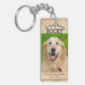 Memorial | Pet Sleutelhanger Keepomwille (Voorkant Links)