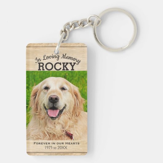 Memorial | Pet Sleutelhanger Keepomwille (achterkant)