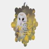  Memorial Photo Barn Owl Bird  Ornament Kaart (Rechts)