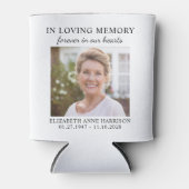 Memorial Photo Celebration of Life Blikjeskoeler (Voorkant)