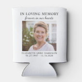 Memorial Photo Celebration of Life Blikjeskoeler (Achterkant)