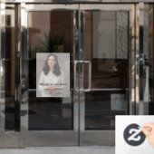 Memorial Photo Celebration of Life Design Raamsticker (Kantoordeur)