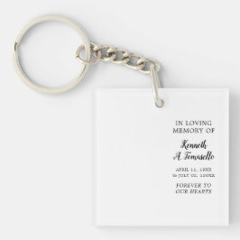 Memorial Photo Classic in liefdevolle herinnering Sleutelhanger