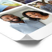 Memorial Photo Collage Forever In Our Hearts Poster (Hoek)