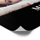 Memorial Photo Collage Funeral Celebration of Life Poster (Hoek)