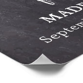 Memorial Photo Collage in Loving Memory Funeral Poster (Hoek)