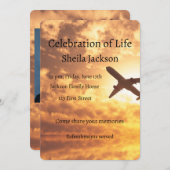 Memorial Photo Custom Commercial Pilot Airline Kaart (Voorkant / Achterkant)