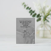 Memorial Photo Fire Fighter Rescue Visitekaartje (Staand voorkant)