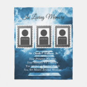Memorial Photo Fleece Blanket Deken (Voorkant)