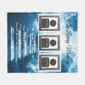 Memorial Photo Fleece Blanket Deken (Voorkant (Horizontaal))