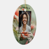  Memorial Photo Keepsake Hummingbird Keramisch Ornament (Rechts)