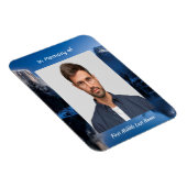  Memorial Photo Mountain Lake Winter Snow Magneet (Rechterzijde)