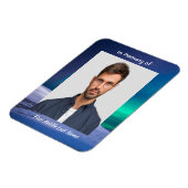 Memorial Photo Northern Lights Aurora Borealis Magneet (Linkerzijde)