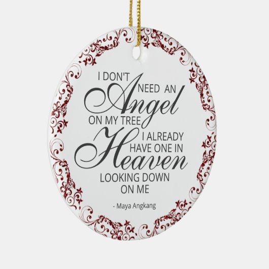 Memorial Photo Ornament (Rechts)