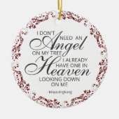 Memorial Photo Ornament (Voorkant)