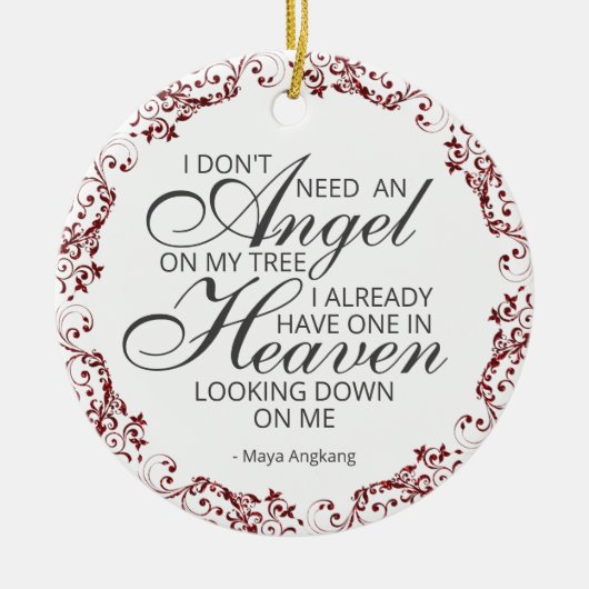 Memorial Photo Ornament (Voorkant)