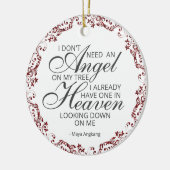 Memorial Photo Ornament (Links)